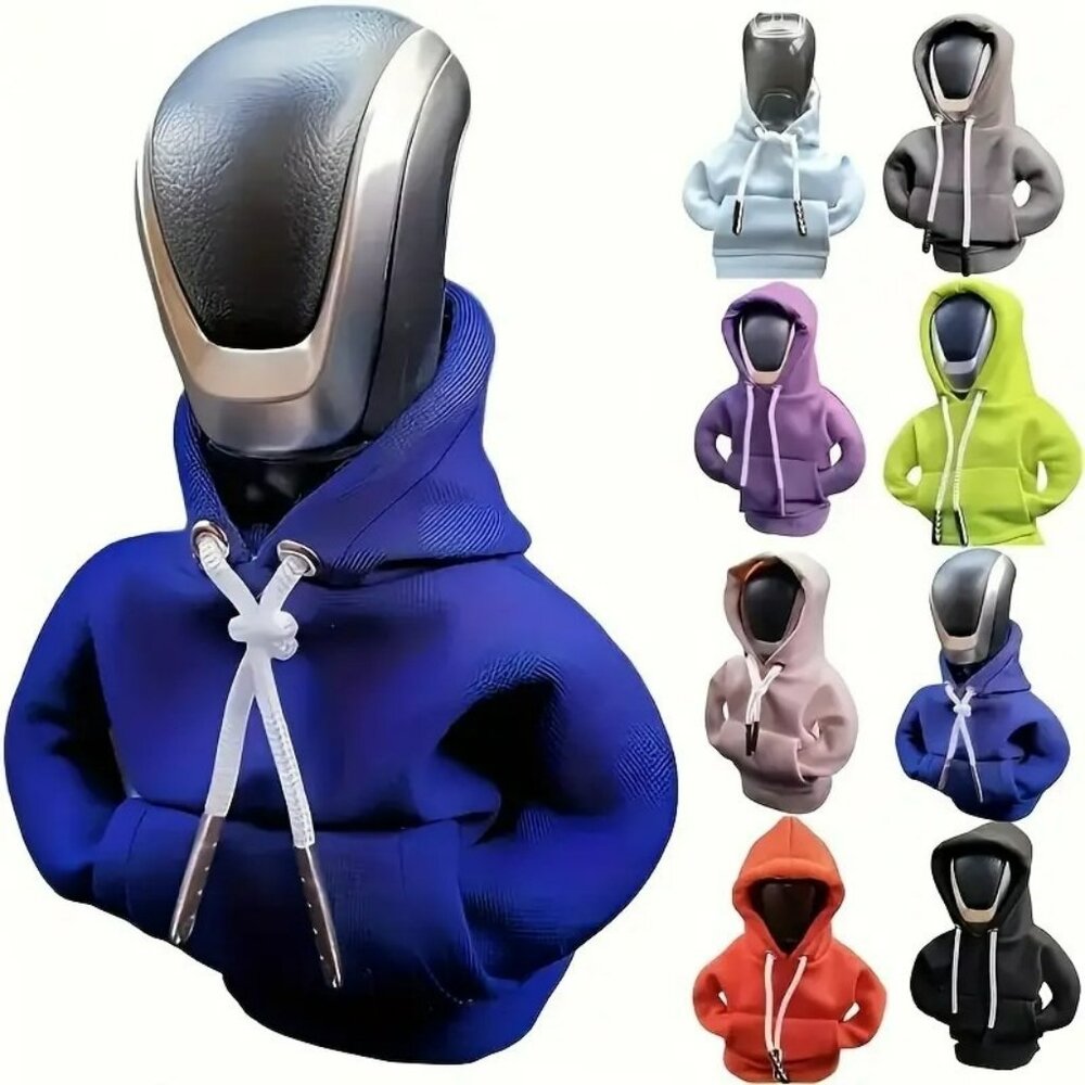 Versatile Car Shift Hoodie Sweatshirt Gear Shift Cover (SKU #3063)